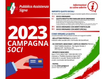 Campagna Soci 2023