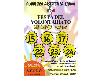 Festa del Volontariato 2018