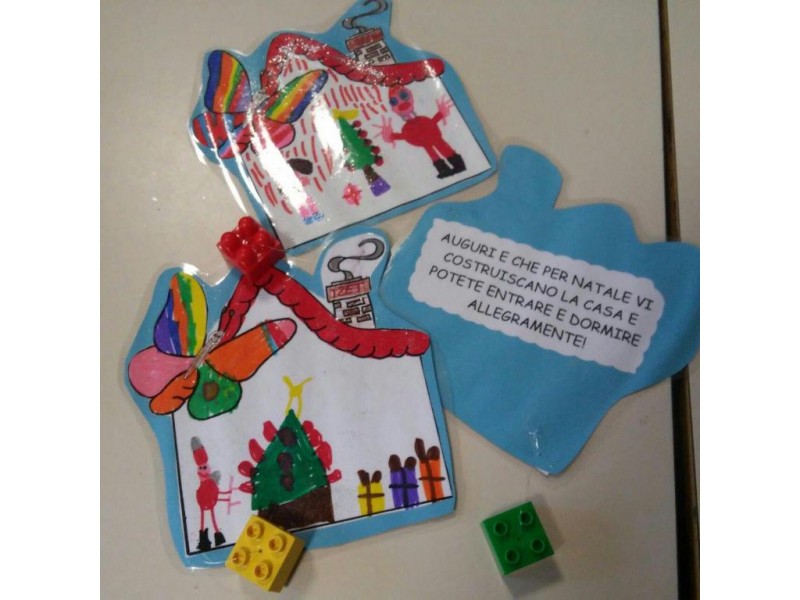 Albero natale bambini scuola Rodari 2016